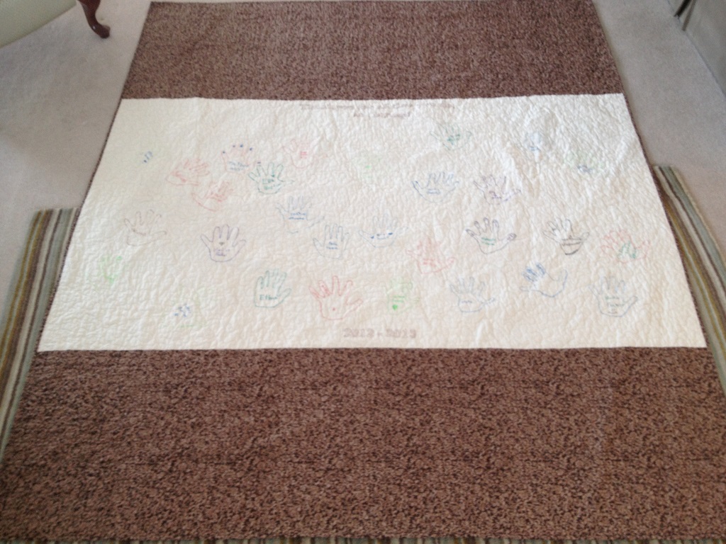Chocolate and Caramel Hourglass Quilt 2