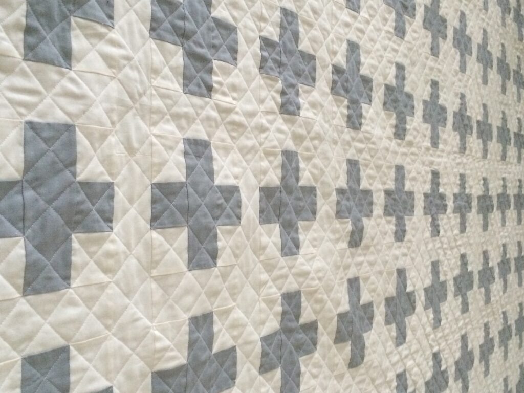 Grey Plus Quilt 4