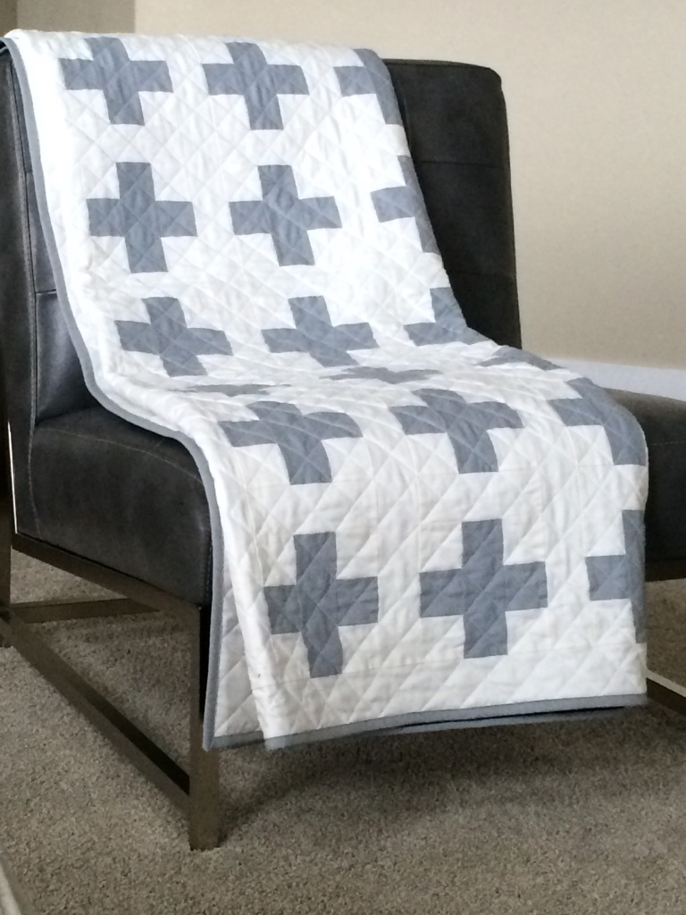 Grey Plus Quilt 7