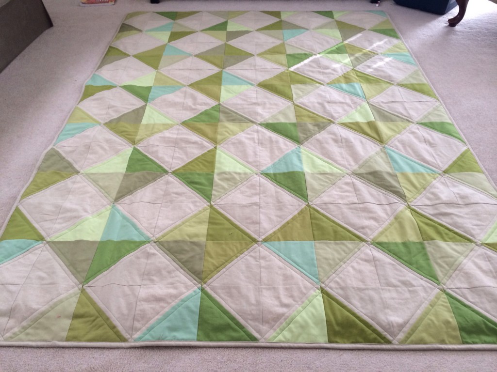 Half Square Triangle quilt 2