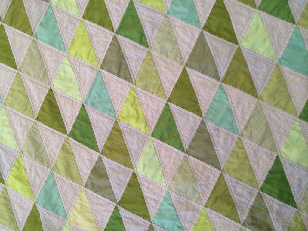Half Square Triangle quilt 4