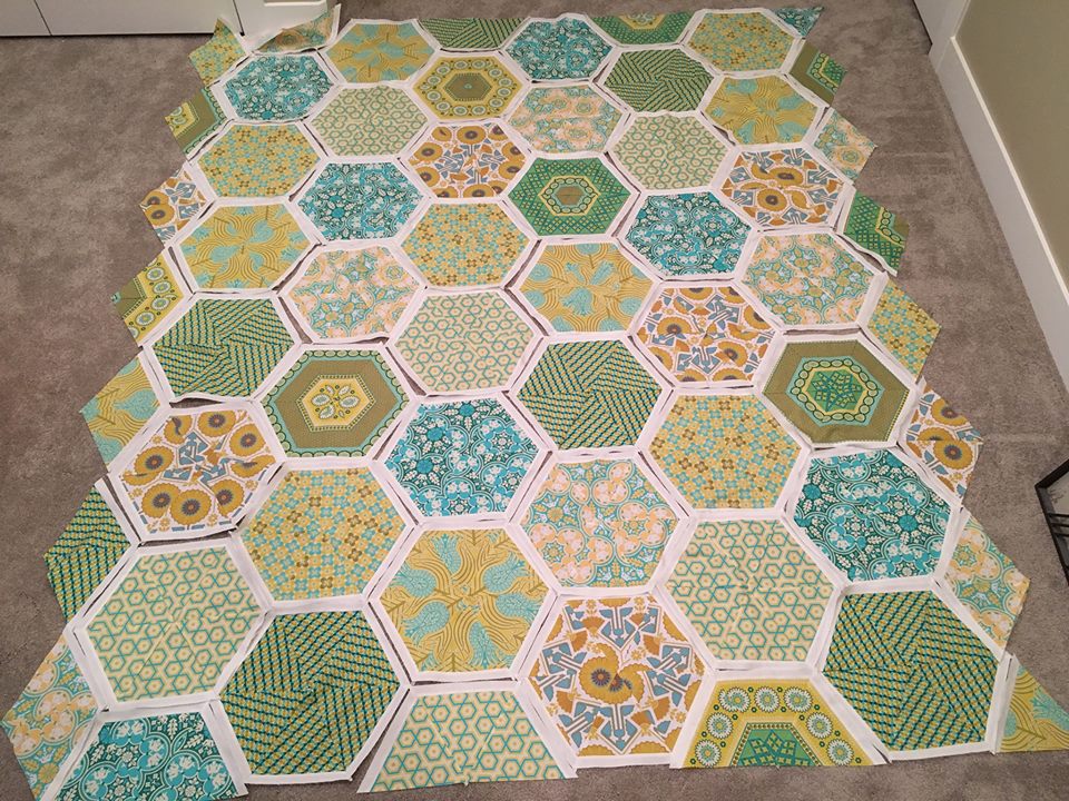 Hexagon Teacher Quilt 2