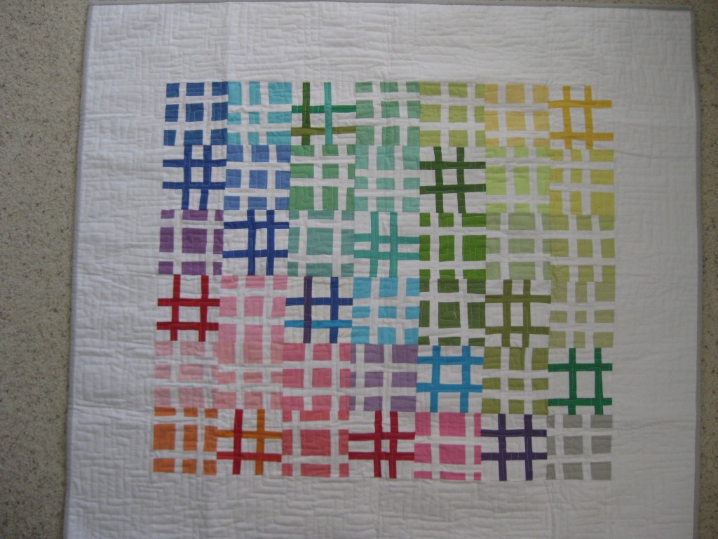 Kona Solids Challenge 48 Pound Quilt