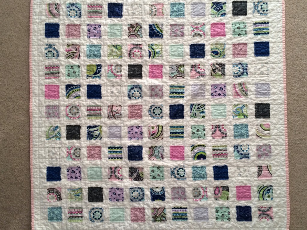 Raw-Edge 2.5 Inch Square Quilts 2