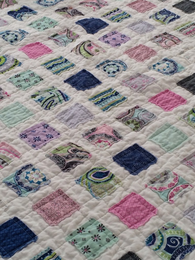 Raw-Edge 2.5 Inch Square Quilts 4