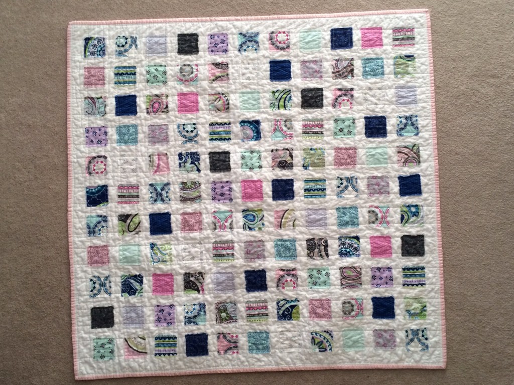 Raw-Edge 2.5 Inch Square Quilts