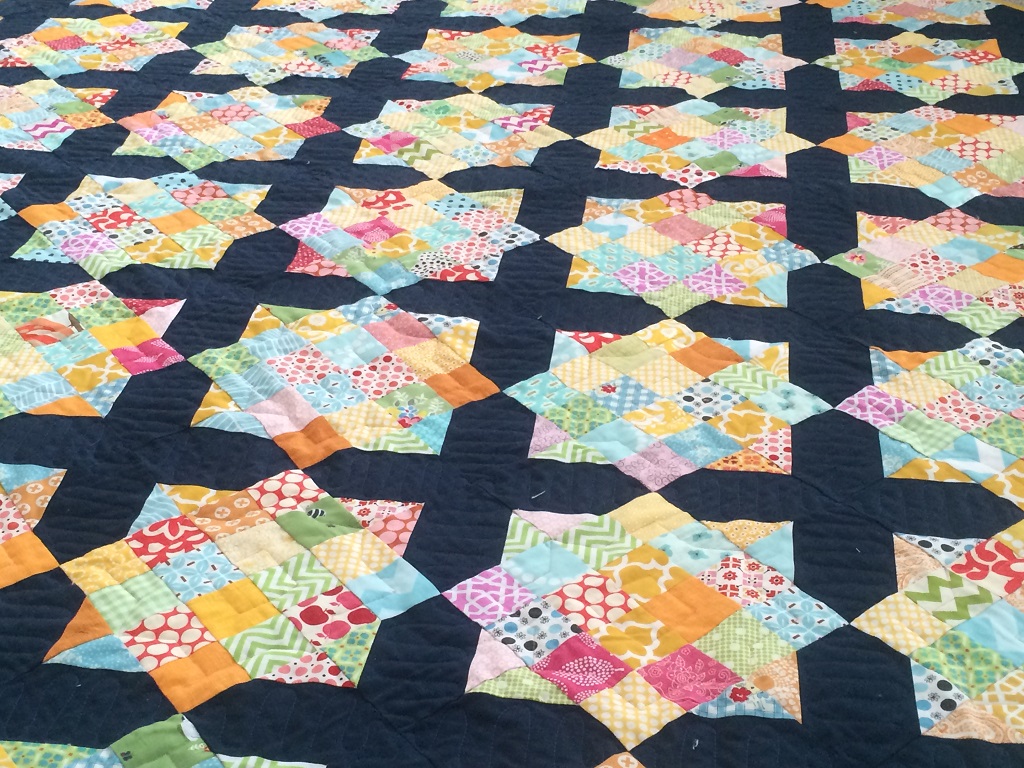 Scrappy Arkansas Cross Roads Quilt