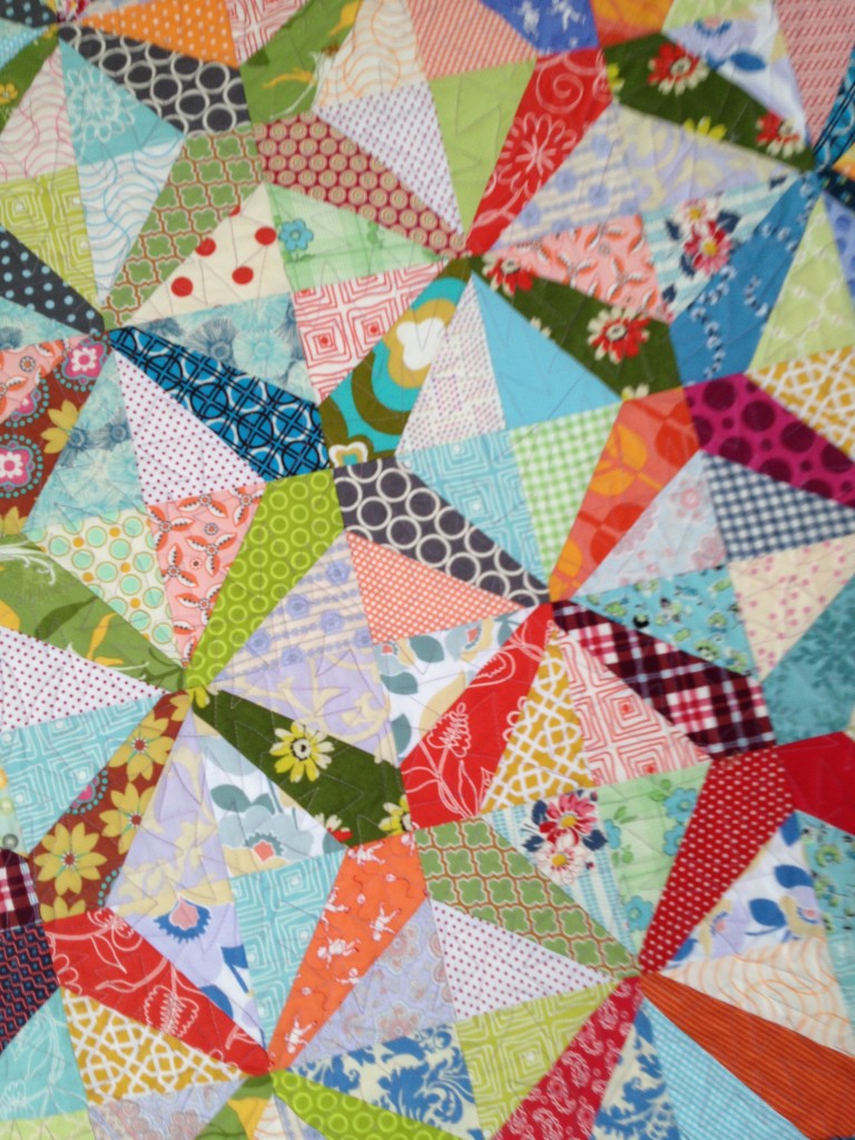 Scrappy Dresden Wedge Quilt 3