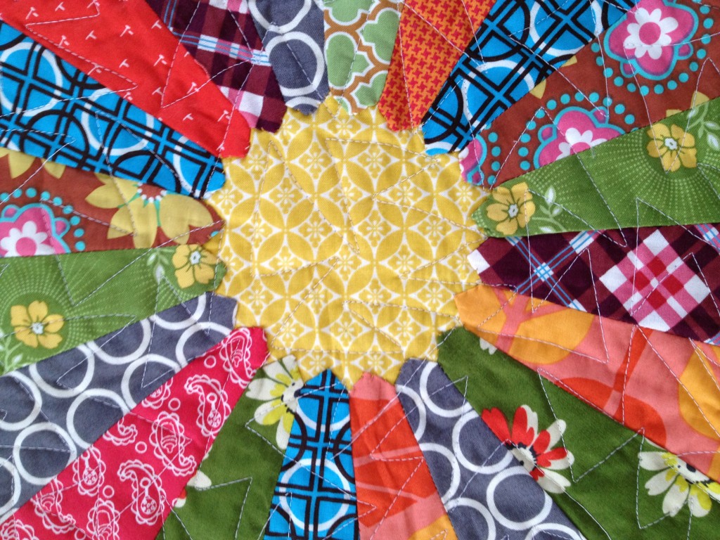 Scrappy Dresden Wedge Quilt 6