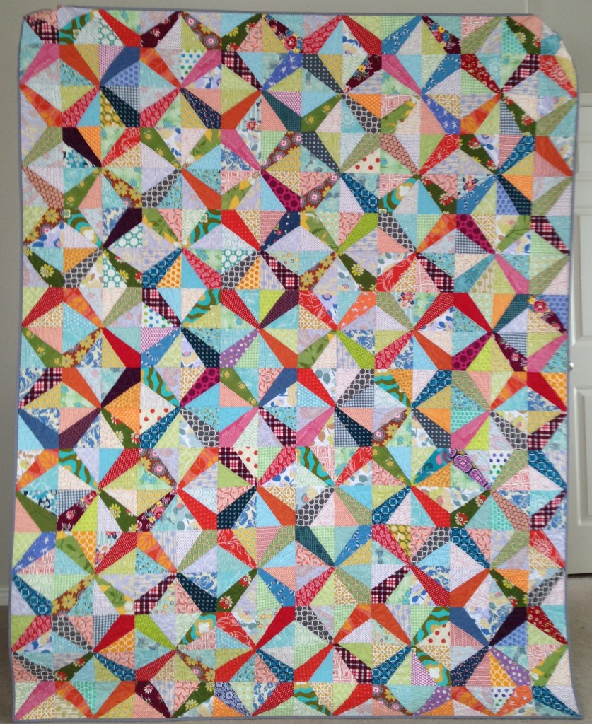 Scrappy Dresden Wedge Quilt