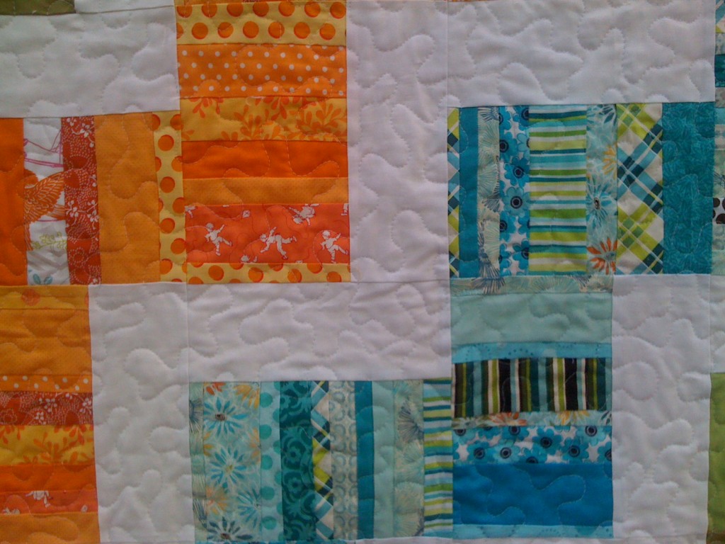 Scrappy Staircase Quilt 13