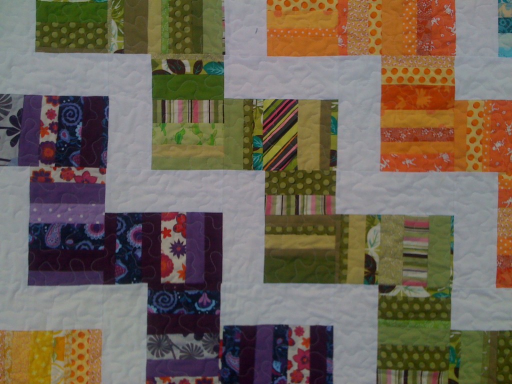 Scrappy Staircase Quilt 14
