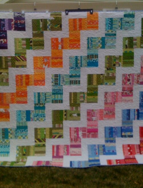 Scrappy Staircase Quilt