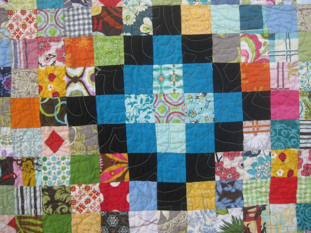 Technicolor Yawn Quilt Finished 4
